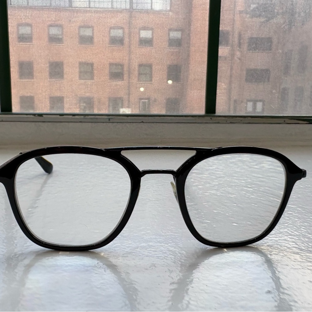 Ray Ban Black Retro Style Eyeglasses